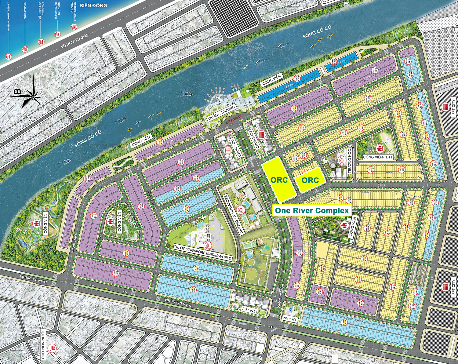 Quy haochj dự án One River Complex