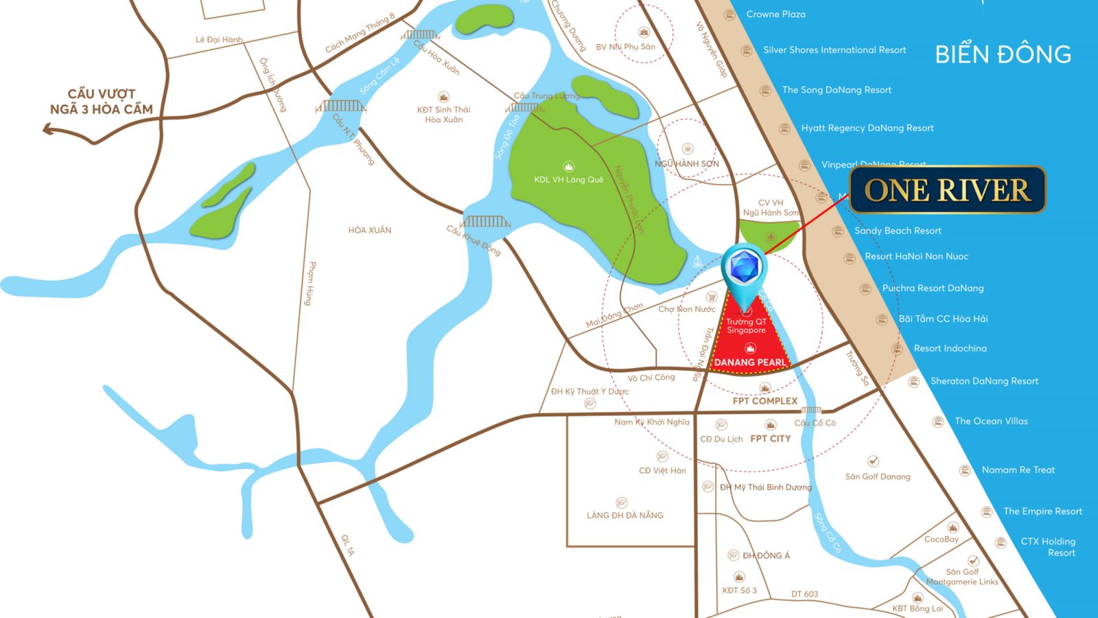 Vị trí dự án One River Complex