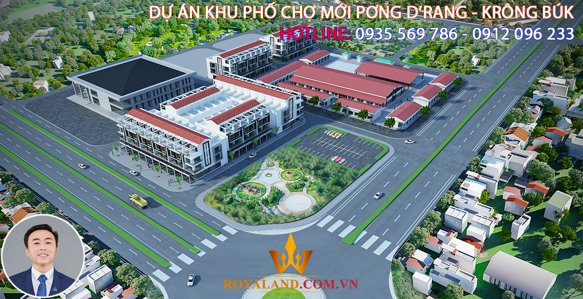 DỰ ÁN KHU PHỐ CHỢ MỚI PƠNG DRANG, KRÔNG BÚK